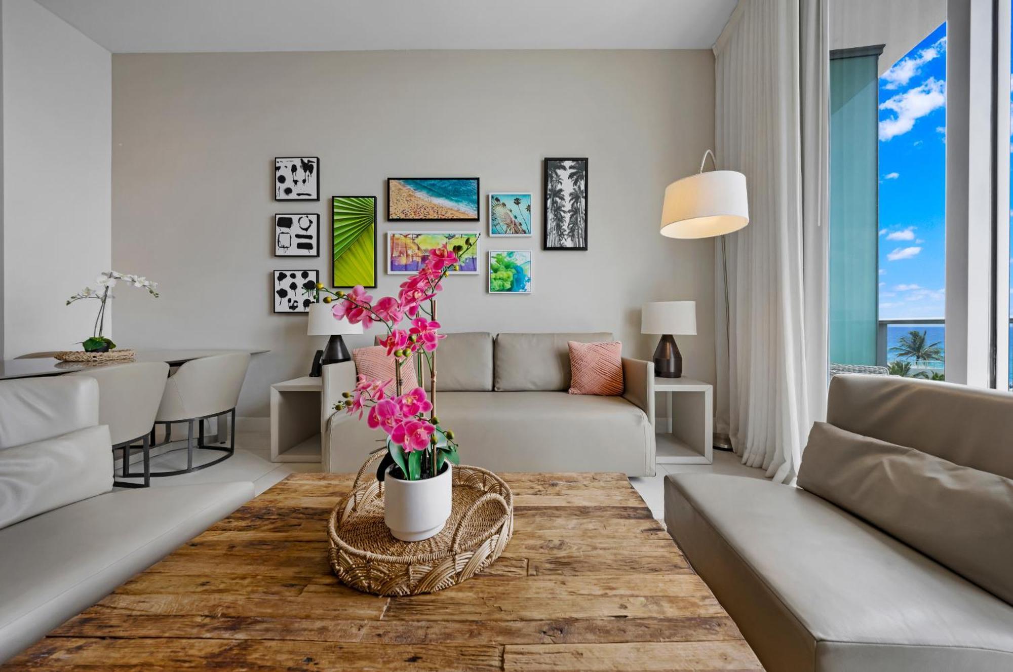 Wake Up To The Sound Of Waves In A Stylish Condo In A Luxury Resort Χόλιγουντ Εξωτερικό φωτογραφία
